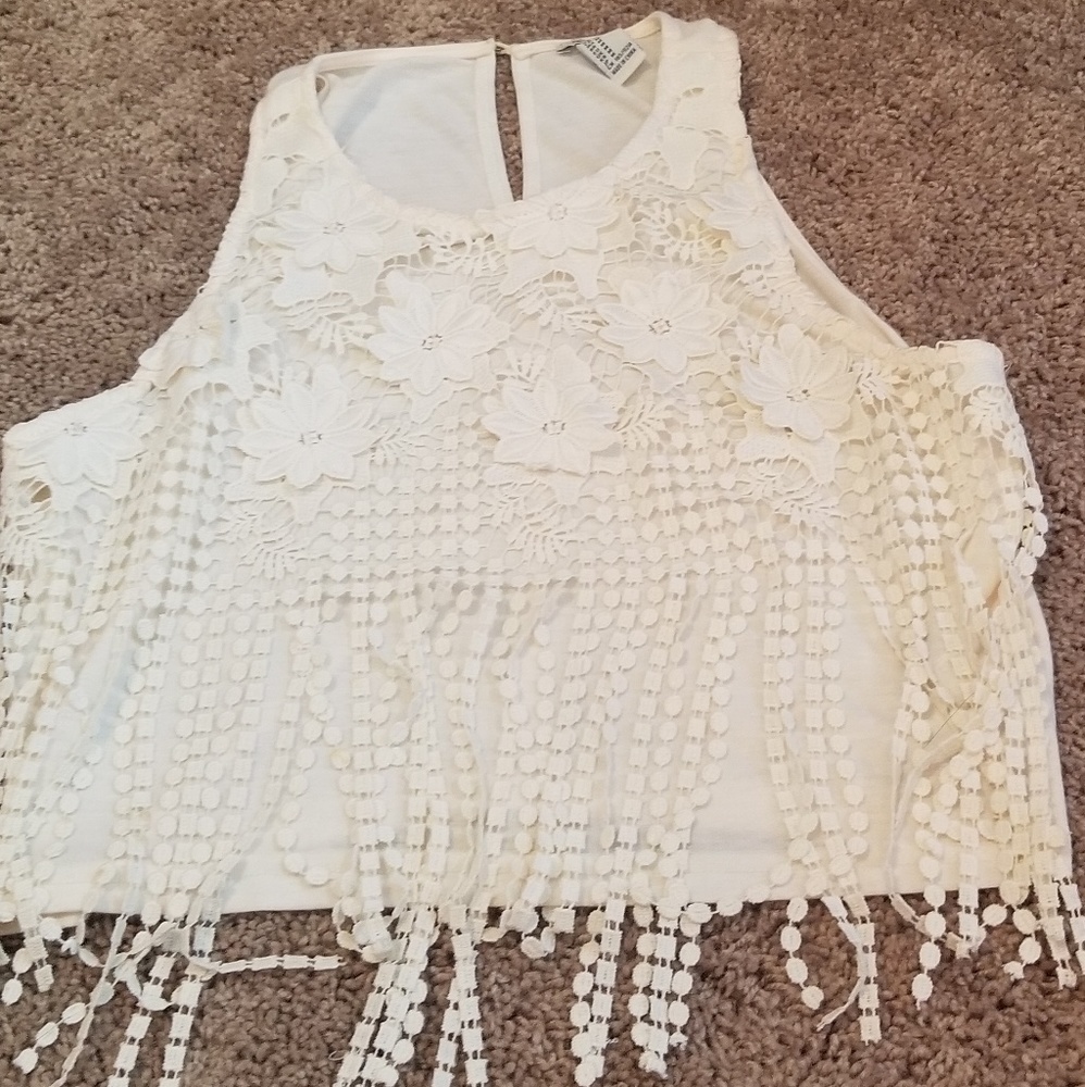 Fringed top